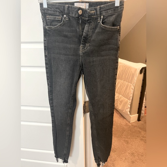 Topshop Jamie Skinny Jeans - Washed Black - Picture 1 of 3
